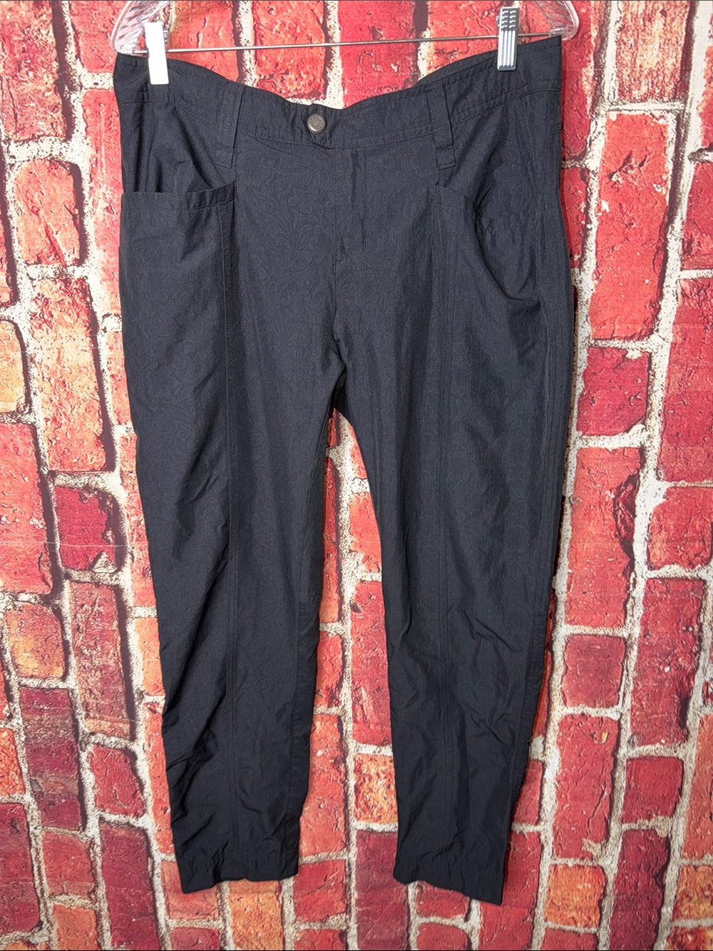 Royal Robbins Women’s Black Travel Pants Size 12 Lightweight Stretch